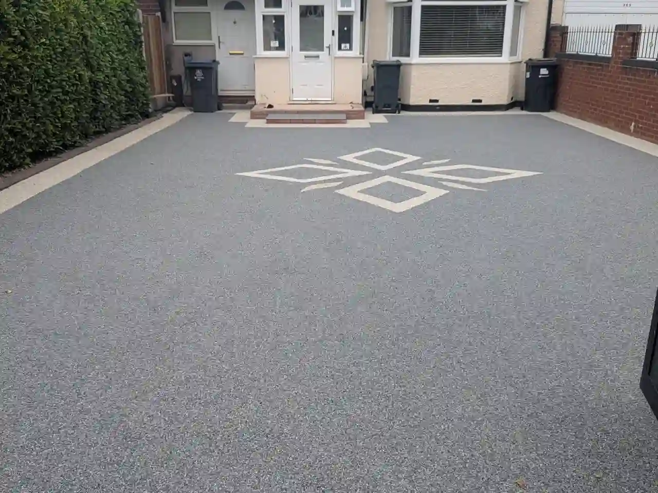 Silver Grey Resin Driveway Sutton Coldfield